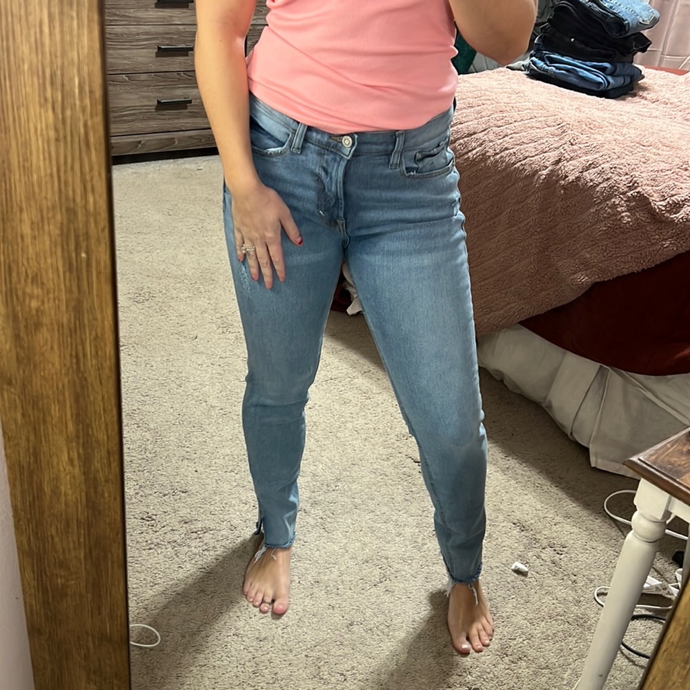 Light blue jeans